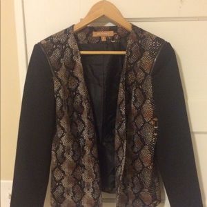 Ellen Tracy Snakeprint Blazer